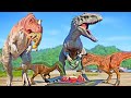 Jurassic World Camp Cretaceous Dinosaurs Fighting - Carnotaurus Toro, Indominus REX, Baryonyx & Trex
