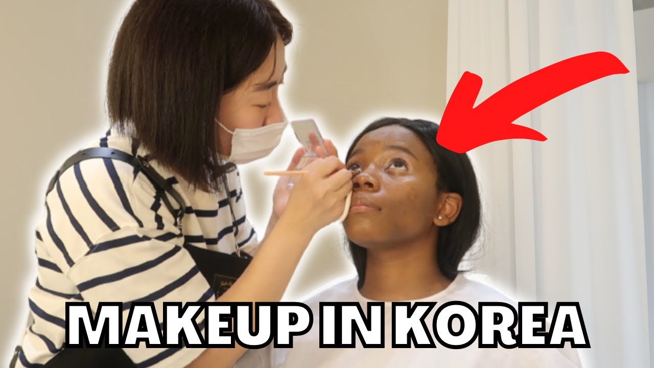 BLACK GIRL GETS MAKEUP DONE IN KOREA | Fail or Success?