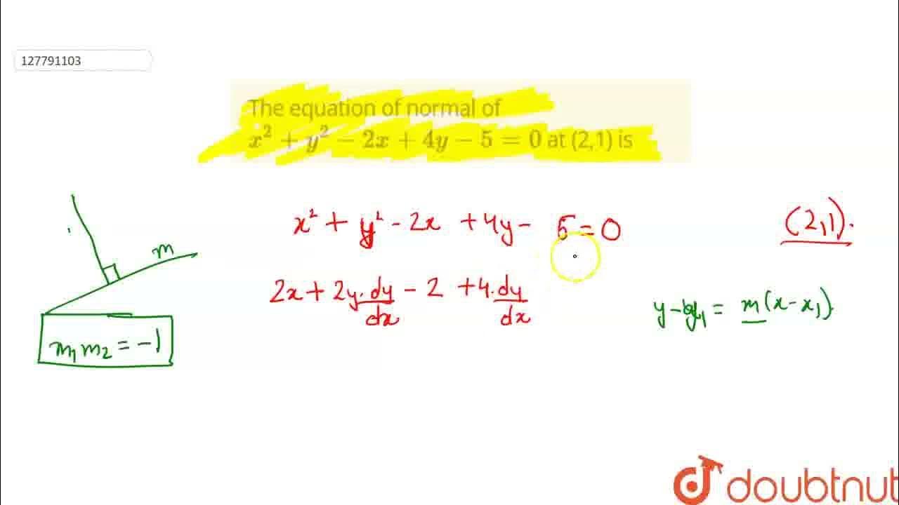 the-equation-of-normal-of-x-2-y-2-2x-4y-5-0-at-2-1-is-class-12
