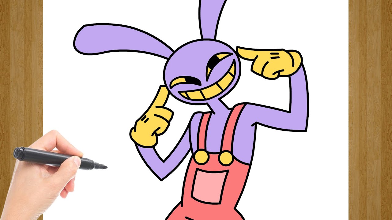 COMO DIBUJAR a JAX de THE AMAZING DIGITAL CIRCUS - YouTube