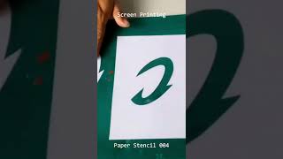 Screen Printing Paper Stencil 004