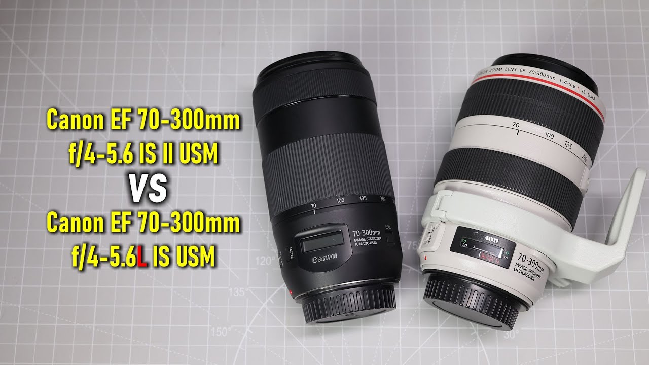 Comparison Canon EF 70-300mm f4-5.6 IS II USM vs Canon EF 70-300mm