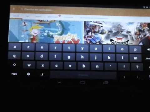 google play sur tablette takara