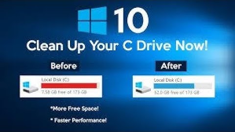 How to Clean C Drive In Windows 10.11 (Make Your PC Faster)