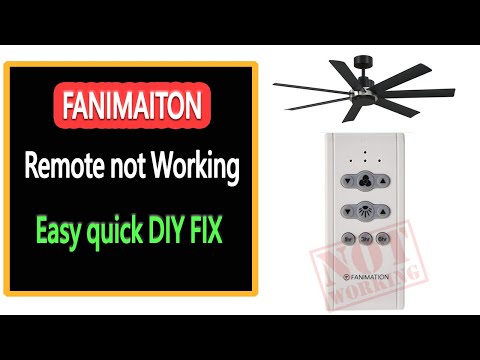 Fanimation Remote Not Working: How to Fix it?