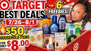 🔥 Target BEST Deals 7/26–8/1 | 6 FREEBIES + $50 Household Haul for ONLY $8!