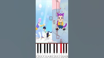 Hugging Cat COMPLETE EDITION | Kpop Demon Hunter (@tieanimation) - Octave Piano Tutorial