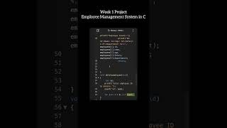 100 Weeks of Coding (Week 1) – Build an Employee Management System in C