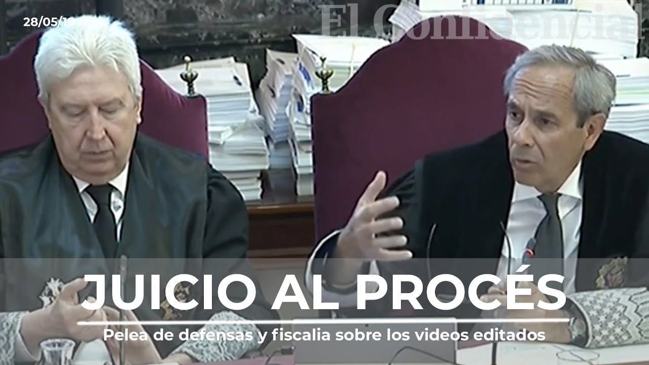 Pelea de defensas y fiscalía sobre los vídeos editados