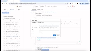 Build Hyperlinks in CN Rich Text Editor