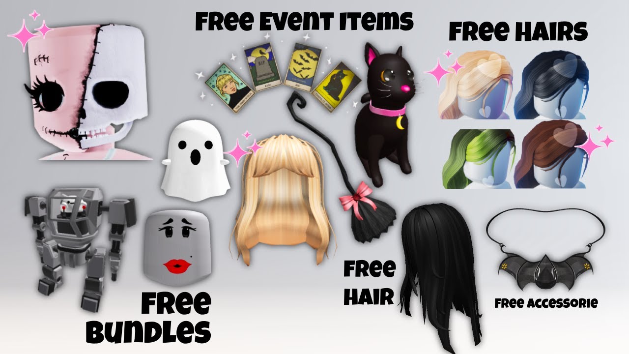 ROBLOX PROMO CODE FREE ITEM & NEW FREE BUNDLE INCLUDES HAIR- ALSO THE TEA  ON THE MAGIC QUEEN HAIR 