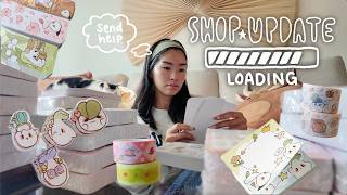 i almost didn’t finish this shop update 😭 a cozy productive week🌱