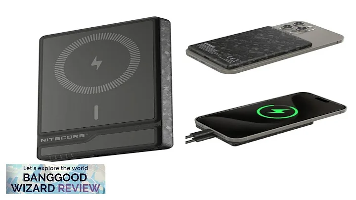 NITECORE NW5000 Magnetic Wireless Mobile Power Bank 5000mAh Mini Portable Battery Carbon Review