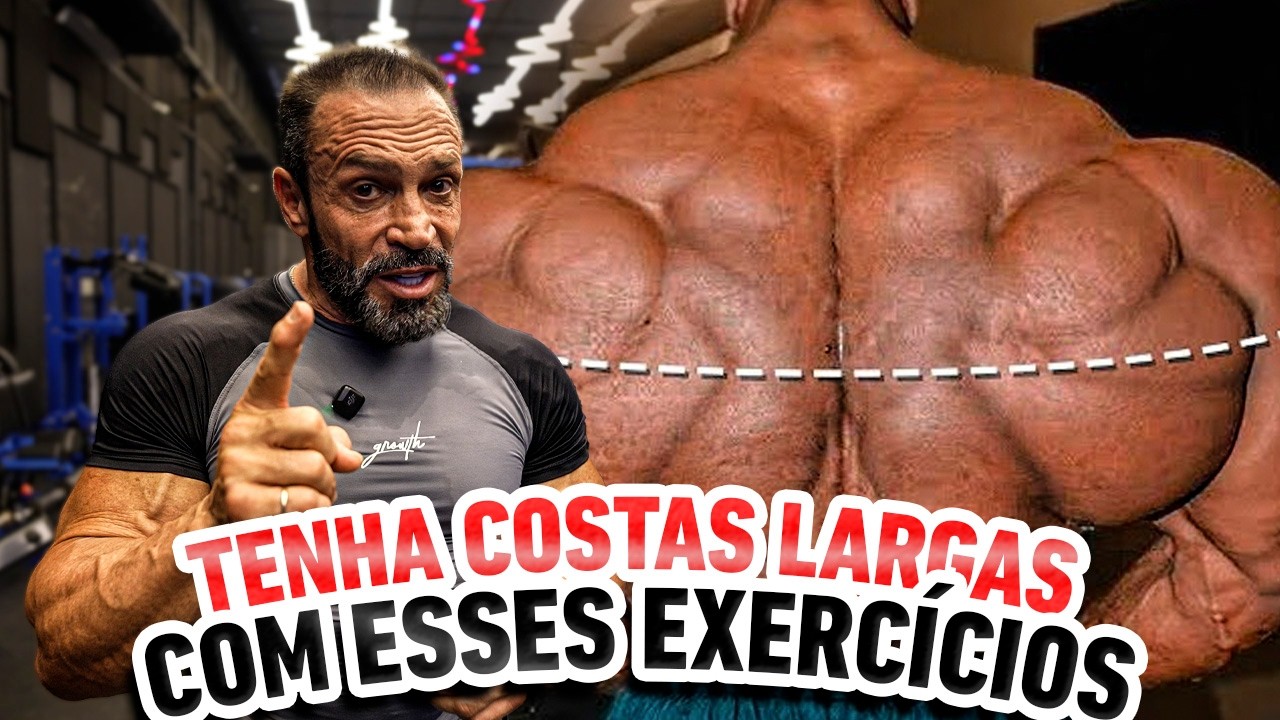 TENHA COSTAS LARGAS COM ESSES 3 EXERCÍCIOS 😱 - REALMENTE FUNCIONA !!!