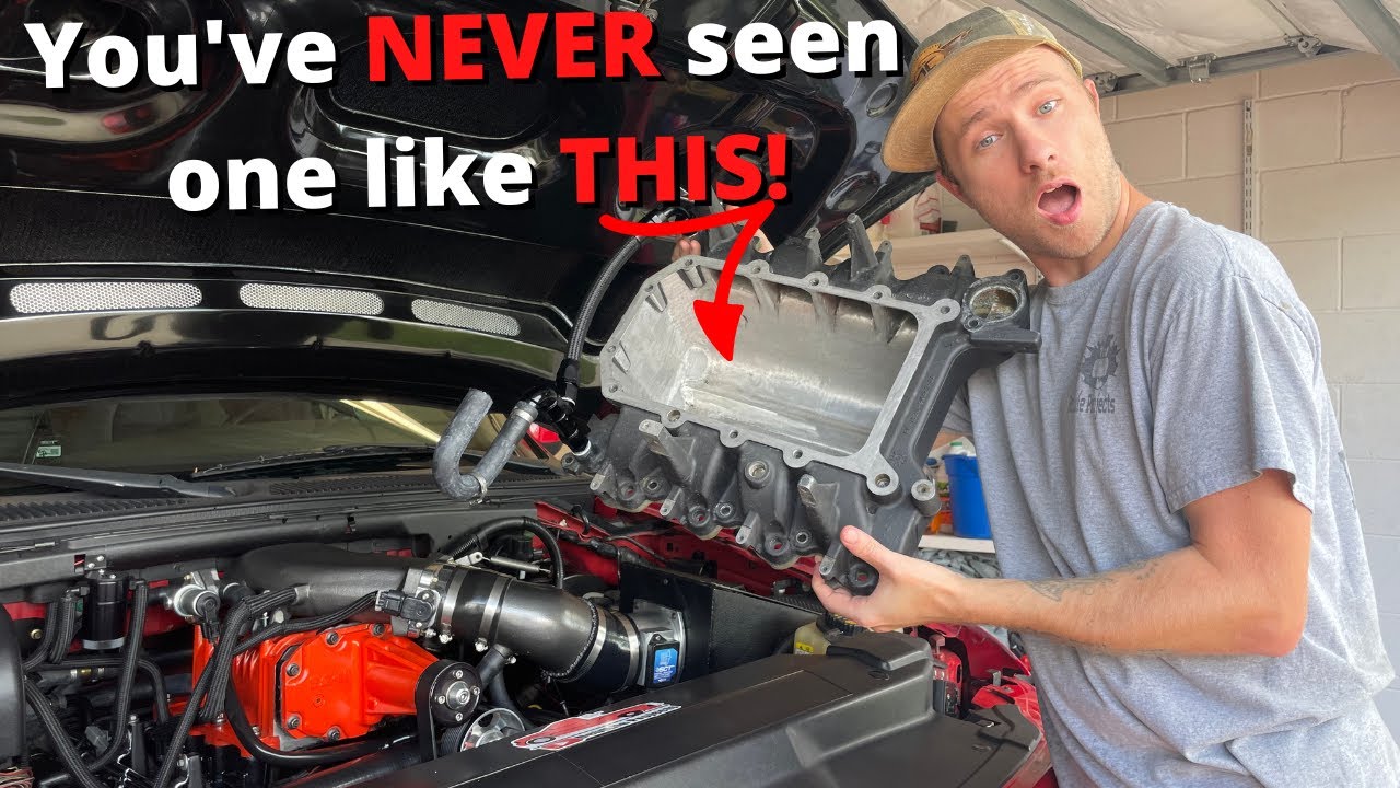 Ford Lightning Coolant Crossover Mod on CUSTOM Lower Intake Manifold