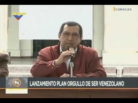 Ministro de Cultura Adán Chávez realiza lanzamiento del plan orgullo ser venezolano