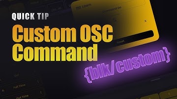 Snelle tip: aangepaste OSC-opdracht in Blackout