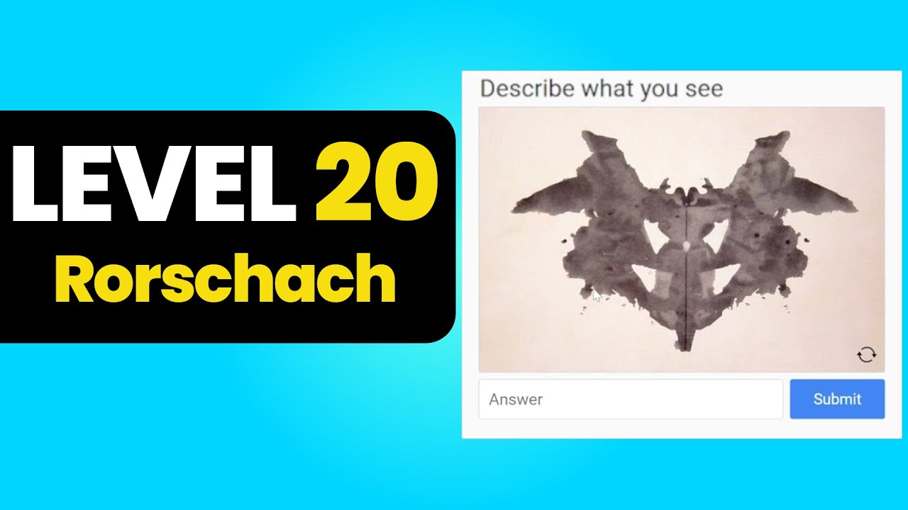 Level 20 (Rorschach) - I’m Not a Robot - Game by Neal.Fun - Solution ...