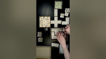 DIY modular dungeon tiles that pack away inside a small box (tutorial on main channel)