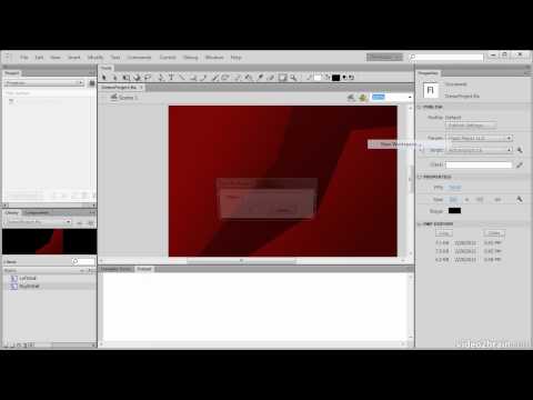 Adobe Flash CS6: Managing Workspaces 15 Learn ByVideo