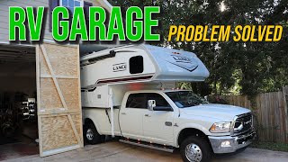 RV Garage Reno / Barn Door Truck Camper Garage