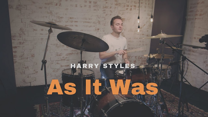 As It Was Drums version - Drums performance video thumbnail