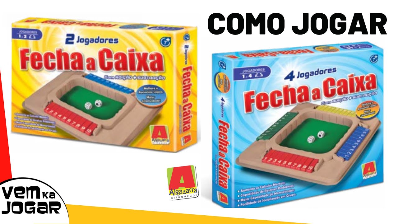 Jogo Fecha Caixa- 2 Jogadores – 3031235 - Algazarra - Real Brinquedos