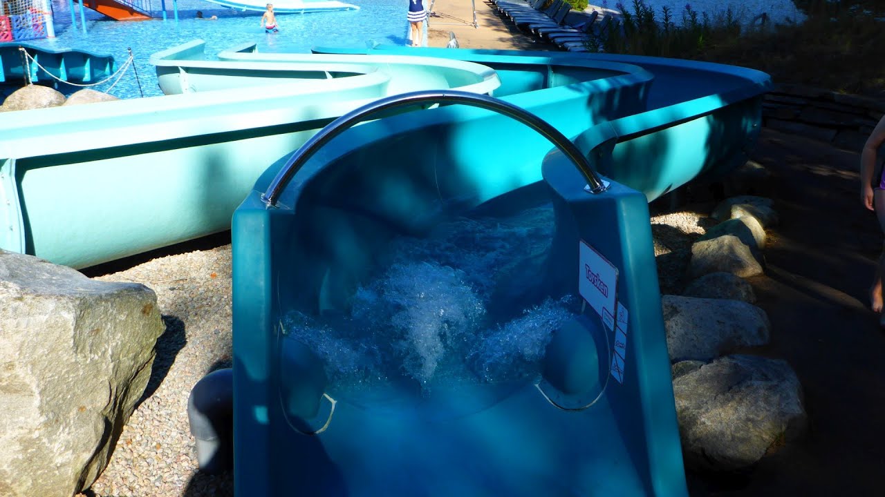 offene Hangrutsche (rechts) :: Outdoor Kids Slide | Dyreparken Badelandet Kristiansand freizeitbad heveney