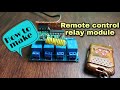 How to make remote control relay module | wireless switch