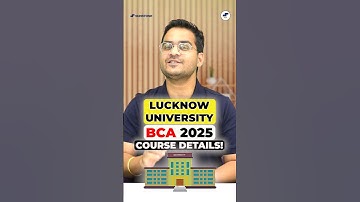 💥Lucknow University BCA Course Details🎓BCA Course Fees & Placements! #Shorts #BCA #BCACourse #Viral