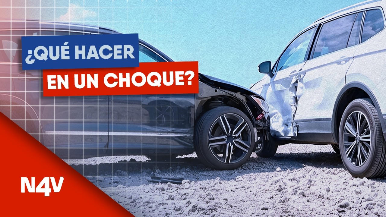 ¿Qué hacer en un choque? | Noticias 4 Visión | El Salvador