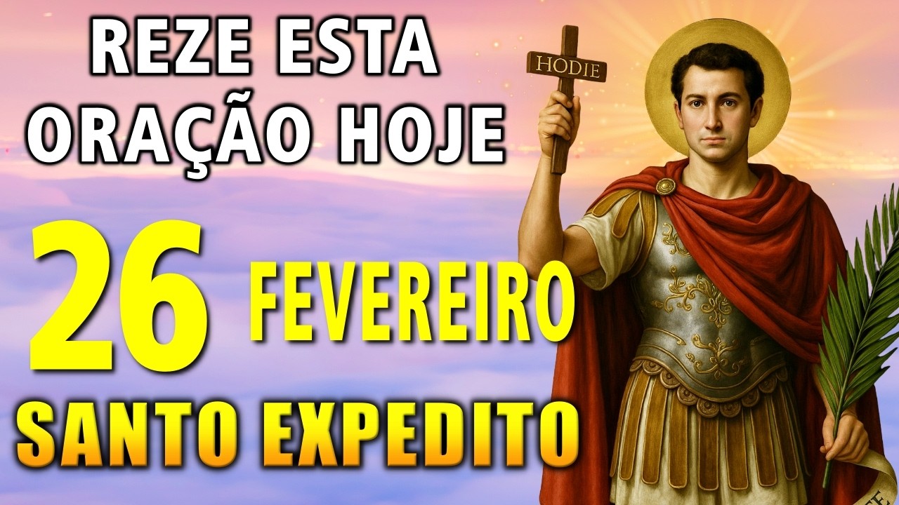 Santo Expedito, RESOLVA ESSA CAUSA IMPOSSÍVEL AINDA HOJE! Oração Urgente e Poderosa