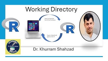 R Learning || File import and Save Function || Dr. Khurram Shahzad