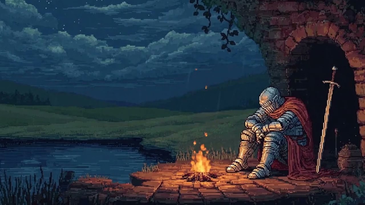 Bonfire in the Rain – Dark Medieval Fantasy Music for Deep Relaxation & Focus