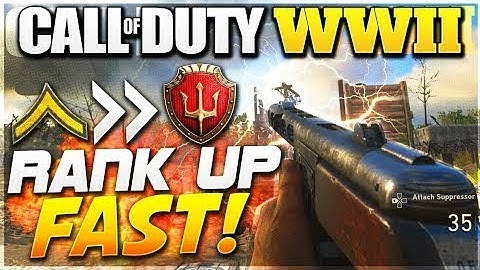 HOW TO LEVEL UP FAST!!! (COD WW2)