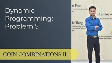 Dynamic Programming : Coin Combinations 1