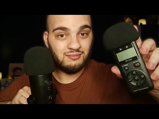 Concept'ASMR - The Blue Yeti with Tascam sounds?! (Layered ASMR)