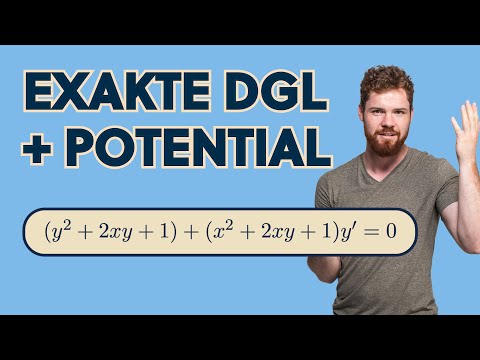 Exact differential equations explicitly with AVP + scalar potential & line integral | Mathe 2 MB,...