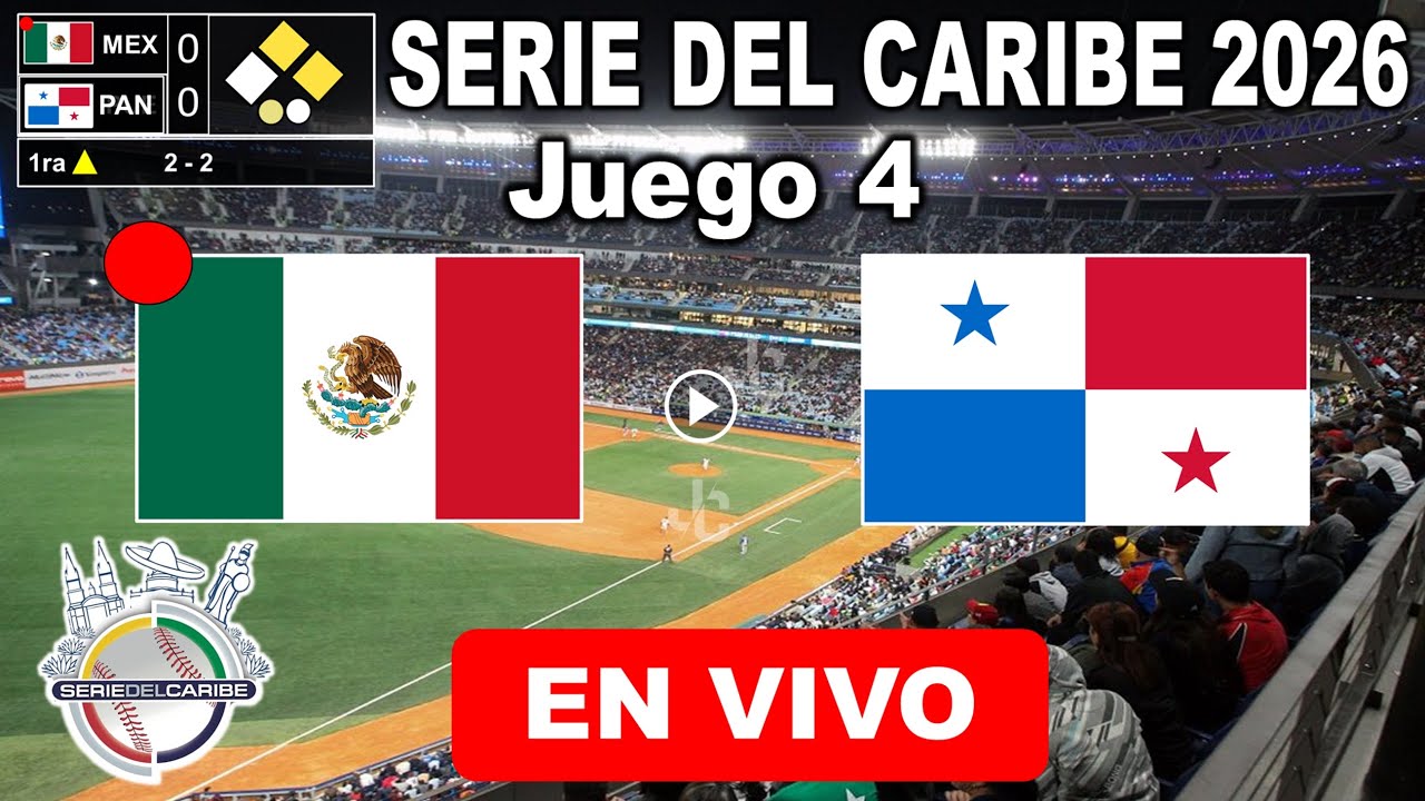 🔴 MEXICO vs PANAMA EN VIVO JUEGO 4 ✅ Serie del Caribe 2026 | Charros vs Federales México vs Panamá