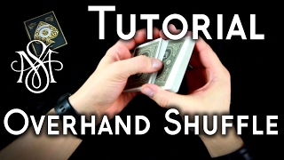 HOW TO SHUFFLE CARDS - Overhand Shuffle - Card Magic Tutorial