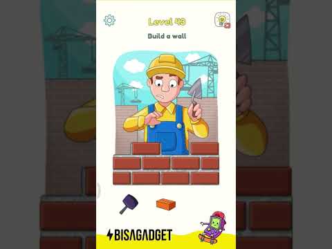 DOP 3 ⚡ LEVEL 43 : BUILD A WALL (Displace One Part) - #PUZZLEGAME #DOP3 #SHORTS