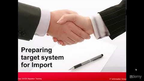 SAP OSDB Migration Series || 19. Preparing Target System For Import