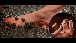 Sunny Leone Sexy Feet | Gold Anklet Feet HD