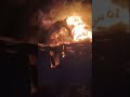 Massive fire erupts at Russian warehouse as Ukraine strikes again