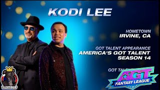 Kodi Lee Full Performance & Intro Grand Final | AGT Fantasy League 2024 S01E07