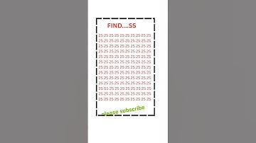 FIND OUT👁️SS👁️#IQtest#Eyetest#Math#Gk #BrainExercise#Puzzle#yt #Quiz#Learn#Reels#Views #Viral#Shorts