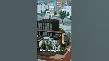speed build — Windenburg art center → full video on my channel #sims4 #sims4build