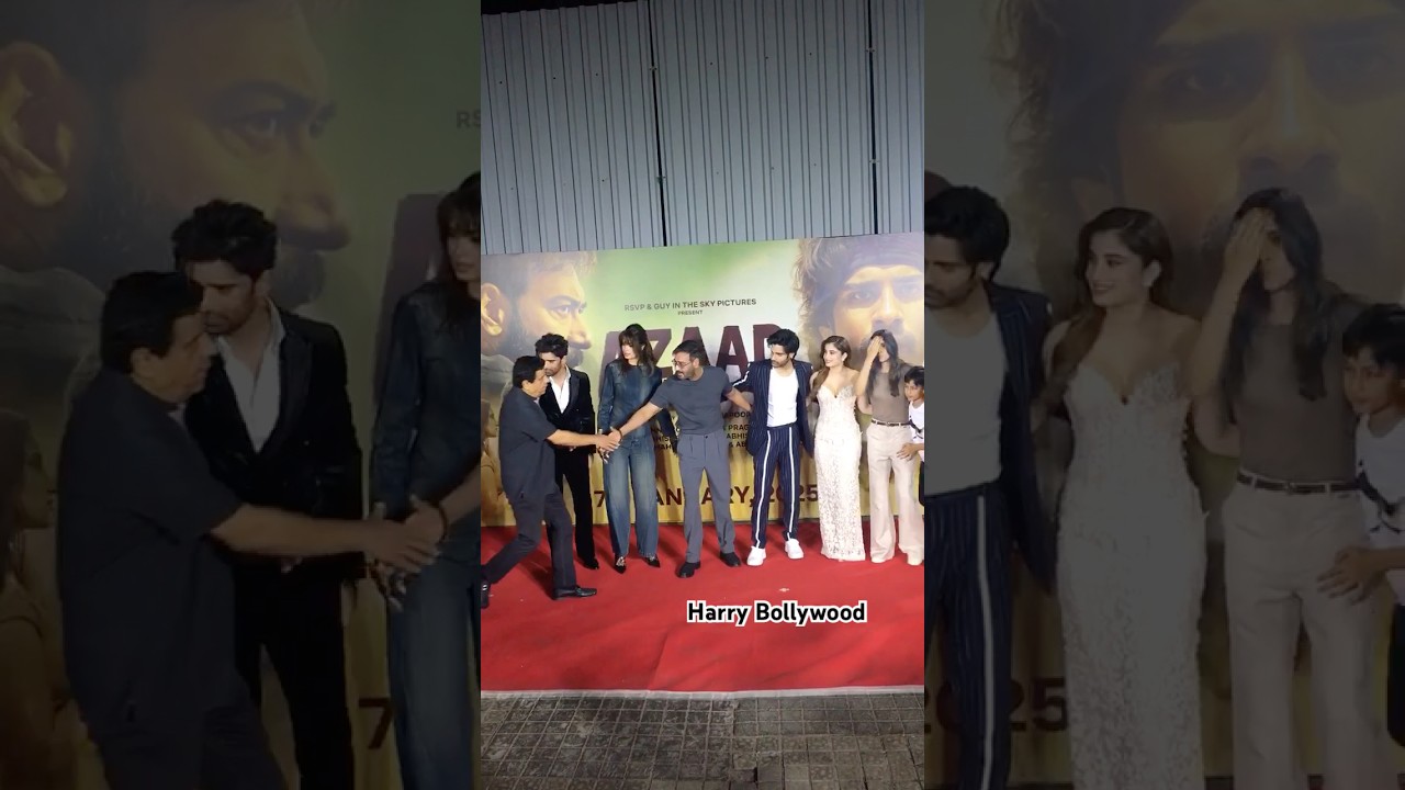 Rasha Thadani Azaad movie Launch ￼🎵🔜