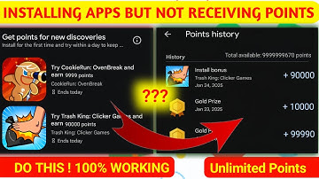 Earn google play points for trying new apps trick|| Installing apps but not getting points solved