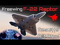 F-22 RAPTOR ✈️ Showing my Hands on the Transmitter! (Slowmo Version)